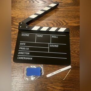 Director Set with erasable white pen and eraser